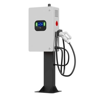 China Evonic Wall Mounted Single Gun CCS1 CCS2 CHAdeMO GB/T 40KW DC Fast EV Charging Station Perfect for EV Car Charging Needs for sale