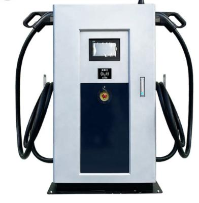 China Competitive Price Two Gun Electric Car CCS2 30KW 40KW 60KW Fast DC EV Charger With Solar Panel for sale