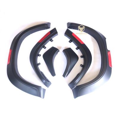 China ABS Wholesaler Accessories ABS Color Black Gray / Red Style For 2019+ Triton L200 Fender Flares for sale