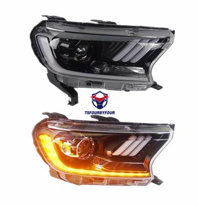 China Car Auto Head Lamp ABS Body Part Head Lights For Ranger 2015 for sale