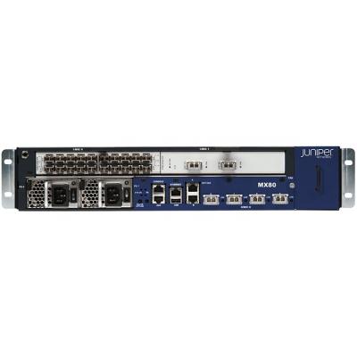 China Juniper 5g joint vpn network router MX80 series MX80-P-AC with good price for sale