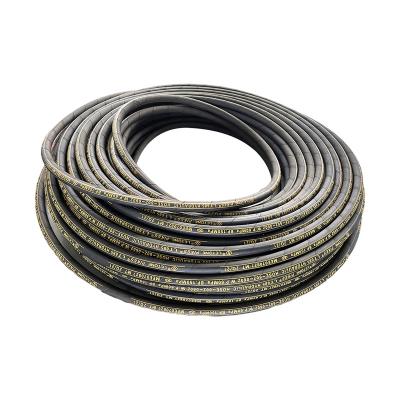 China Petroleum Base Hydraulic Fluids Grade Cheap 6mm 1 Layer Rubber High Pressure Water Hose for sale