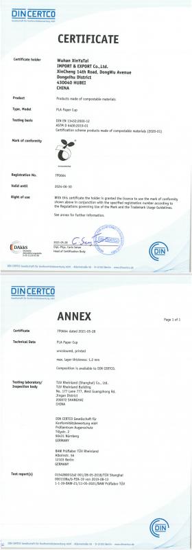 DIN CERTCO - Wuhan Xinyatai Technology Co., Ltd.