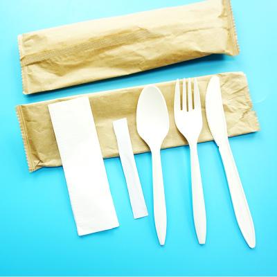 China Eco Disposable Hot Selling Degradable Bio Cutlery PLA Cutlery for sale