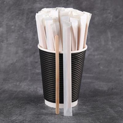 China Disposable Eco-Friendly Flavored Wooden Coffee Stir Sticks Disposable for Coffee for sale