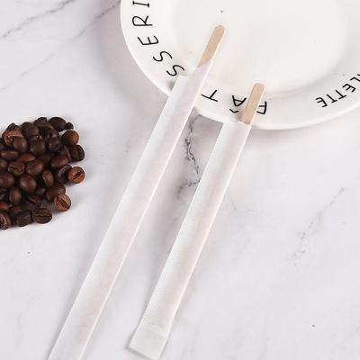 China Disposable Biodegradable Wooden Heated Stick Agitator Plastic Coffee Stirrers for sale