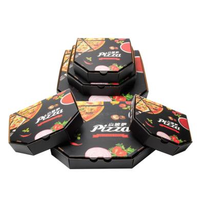 China Wholesale Disposable Corrugated Folding Box Pizza Cartons Food Packaging for sale