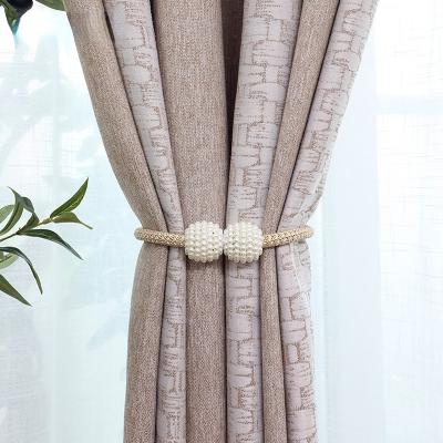 China Fire Retardant Curtains For Living Room Geometric Fabric Blackout Physical Drapes For Bedroom Jacquard Chenille Double Sided Curtain for sale