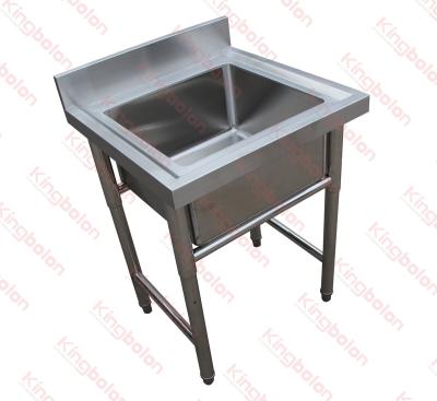 China Single assembly stainless steel sink for sale