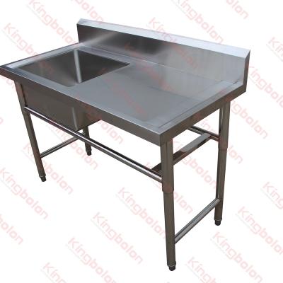 China Single assembly stainless steel sink for sale