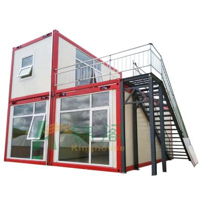 China Contemporary Prefab Homes Mobile Home Cabin Prefab Steel Creative Luxury Container Living House for sale