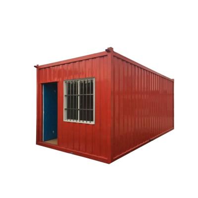 China Morden Low Cost Big Red Shipping Container House For Sale for sale