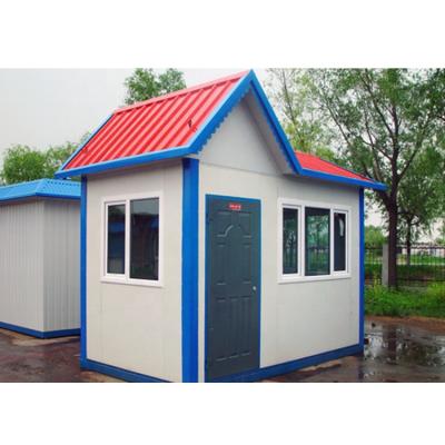 China Modern Prefab Guard House Sentry Box Toll Security Booth for sale