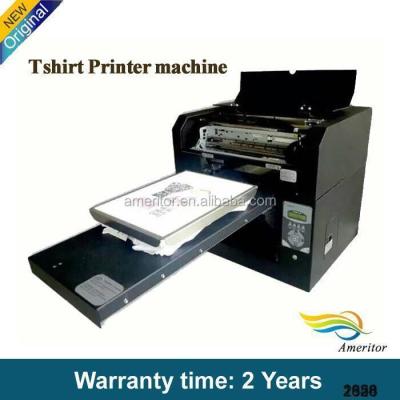 China Bill Printer Flatbed Printer Desktop T-shirt Digital Fabric Printing Machine , Machine For Small Business Print for sale