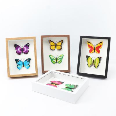 China Home Wholesale Deco MDF Craft Picture Box Frame 3d Photo Shadow Specimens Box Frame for sale