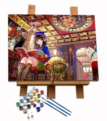 China Customization Custom Wall Painting Design Anime Cartoon Character Customize Diy Digital Art Painting for sale