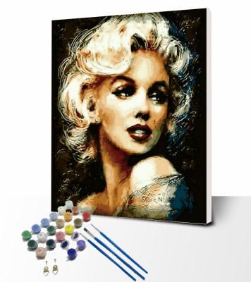 China Custom Handmade Wholesale Marilyn Monroe Portrait Paintings Famous Customization Artists for sale