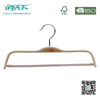 China Betterall High-quality Laminated Shirts Hanger with Cross-bar for sale