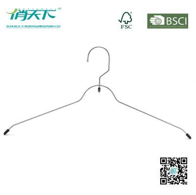 China Betterall Simple Thin Chrome Metal Hanger for Shirts for sale