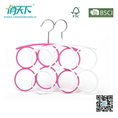 China Betterall Ring Shape Unique Belt Hanger Scarf Metal Hangers for sale