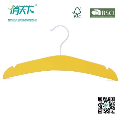 China Betterall Four Color Lovely Wood Baby Hangers Wholesale for sale