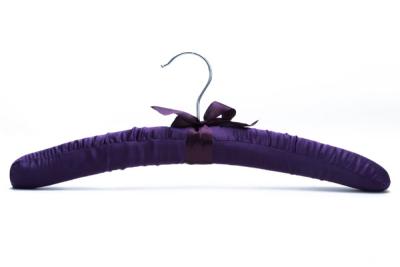 China Betterall Chinese Economy Beautiful Purple Shirt Usage Satin Hanger for sale