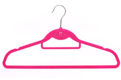 China Betterall Multifunctional Display Style Flocked Velvet Shirt Hanger for sale