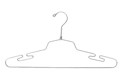 China Betterall Notched Metal Garment Clothes Wire Hangers for sale