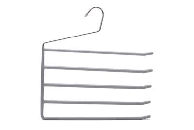 China Betterall Fashionable 5 Layers Open End Metal Pant Hangers for sale