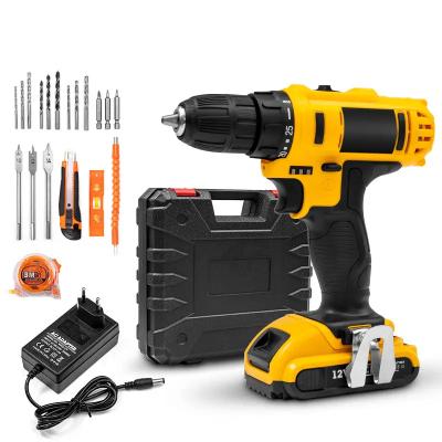 China Dc Electric Lithium Ion Battery Driver Power 21v Household Cordless Drill Repair Driver Drill Machine for sale