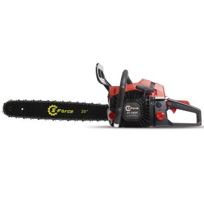 China 2-Stroke 20 Inch Woodworking Chainsaws Professional Portable Wood Cutting Machine 5800 Gasoline Multifunctional Chainsaw for sale