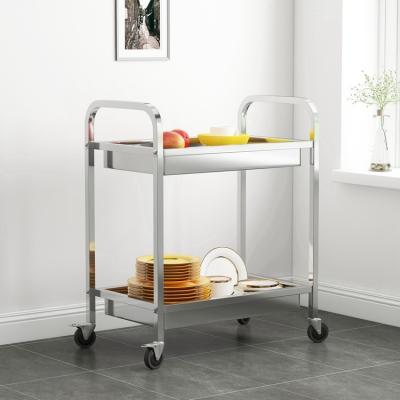 China Tools 2022 New Technology Professional Manufacturing Lightweight Stainless Steel Trolley Food Service Cart China for sale