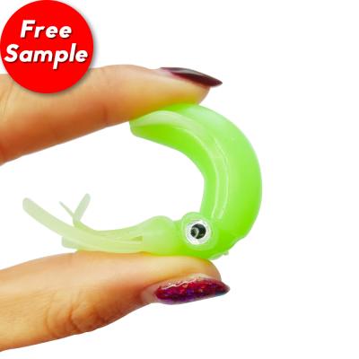 China 8g 10.5cm Popular Soft Lead Plastic Lure Colors Fishing Lures Squid Skirts Trolling Groundbaits for sale