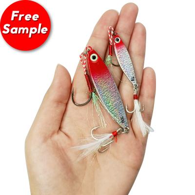 China Vivi Durable 15g 5.6cm Metal Jigging Lure Lead Jigs Lead Lead Saltwater Fishing Jig Lures for sale