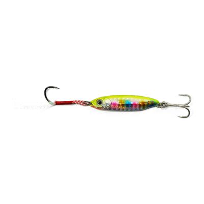 China Leading 15g Durable 5.6cm Glow Lure Hard Metal Jigging Groundbaits Bait Lure Jig Fishing Lure for sale