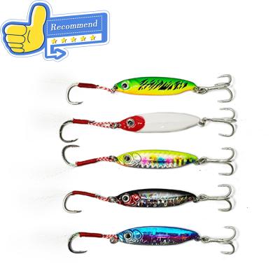 China Durable 25g 6.2cm Leading Jig Metal Jigs Lure 3D Eyes Fishing Lure Jigging Baits for sale