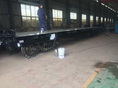 Chine Chariot plat de chariot ferroviaire de conteneur chargeant les cargaisons multiples à vendre