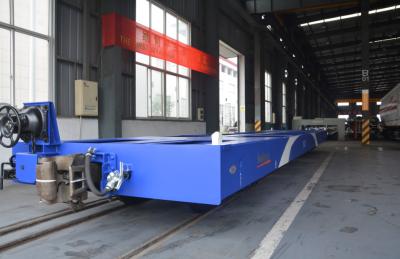 China General Purpose Flat Rail Car 1000mm Gauge 20GP / 40GP Container Flat Wagon Flat Car for sale