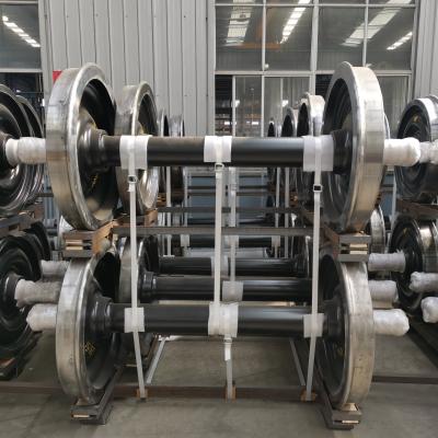 China Forged Steel BA004 920mm Railway Wheel Set For Y25 Bogie for sale