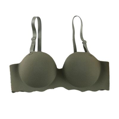 China Best Selling Seamless QUICK DRY Ladies Lift Up Bra No Steel Ring Woman Bra Seamless Wireless Bra for sale