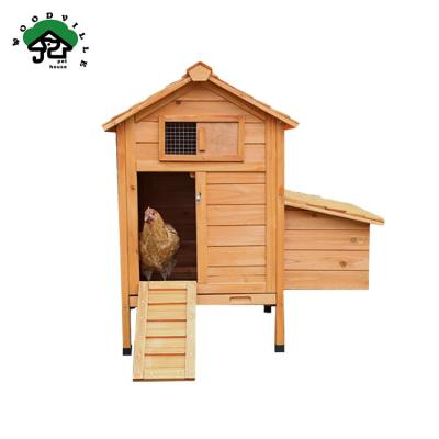 China Breathable Fashionable Environmental Friendly Building Stain Wooden Yard Chicken Cage For Sale for sale