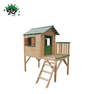 China Wholesale Easily Assembled Customized Waterproof Interior Wooden Wooden House For Kids Playhouse for sale