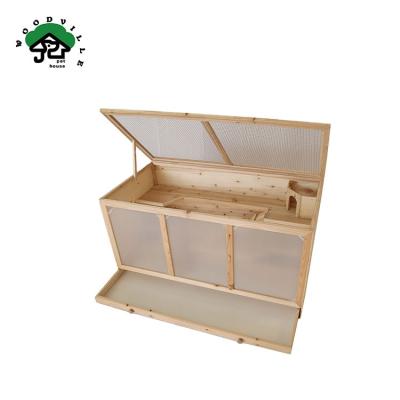 China Viable Made In China Top Quality Luxury Pet Cages Wholesale Large Wooden Hamster Cage for sale