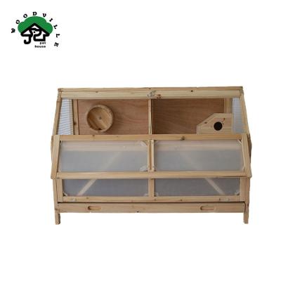 China Eco-friendly Chinese Luxury Fir Hamster House Cage Pet Supplier China Animal Cages for sale