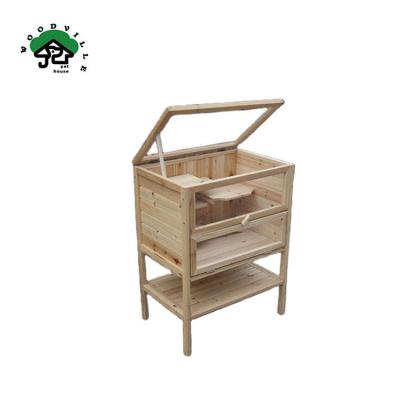 China China Sustainable Professional Manufacture Large Wooden Hamster Cage Wholesale for sale