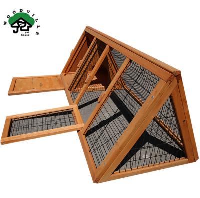 China Viable Aviary Kaninchenstall Jaula Para Mascotas Fox Proof Outdoor Hutch for sale