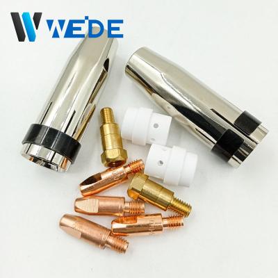 China Argon arc welding gun Factory customization Get Star Weld M6*28 Welding Contact Tip for 24KD MIG torch for sale