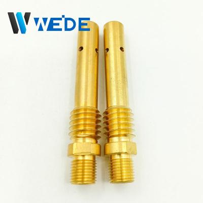 China Argon arc welding gun Factory customization High quality pana style 350A external thread tip holder (brass) for sale