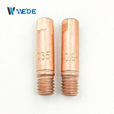 China Argon arc welding gun 15AK Welding Torch Parts High Quality E-Cu Contact Tip 140.0008 for sale