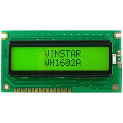 China Winstar WH1602A 16x2 2.26 inch Character 16*2 Dot Matrix LCD Display Module 1602 for sale